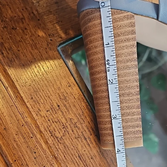 Lauren Ralph Lauren Gray Strappy Block Heels - Picture 12 of 12